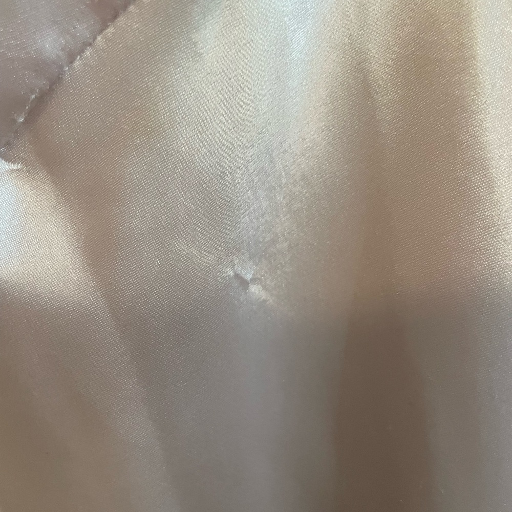 Slip Dress Nightgown - Light Pink Satin Cowl Neck - Picture 5 of 5